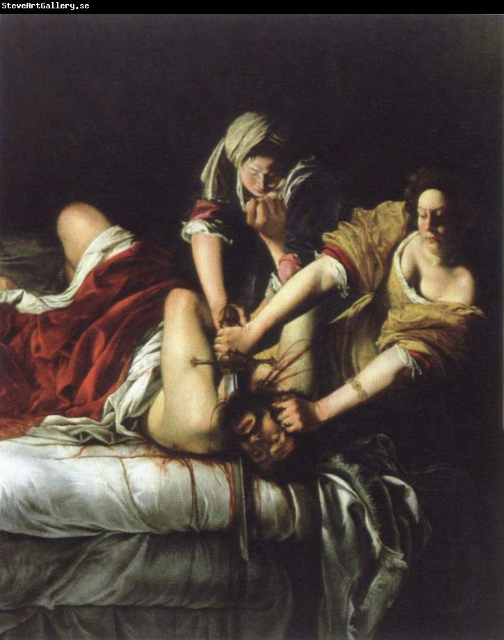 Artemisia  Gentileschi judith beheading holofernes